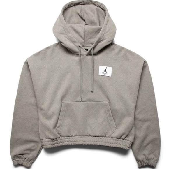 Jordan Tops - Jordan Women’s Essential Light Military Pullover Crop Hoodie Sweatshirt Small